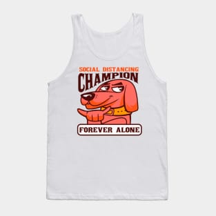 Dog Forever Alone Tank Top